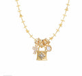 Secret Garden Lock Charm Necklace by Micance