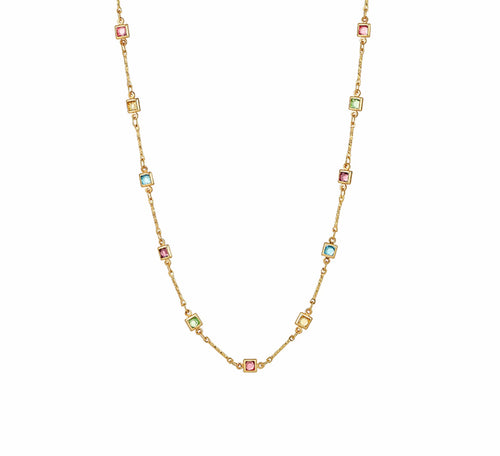 Chromatic Grid Necklace by Micance