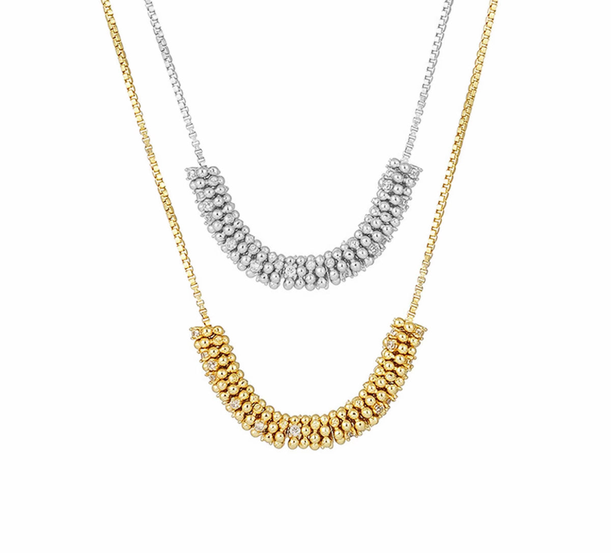 Gilded Tassel Necklace by Micance