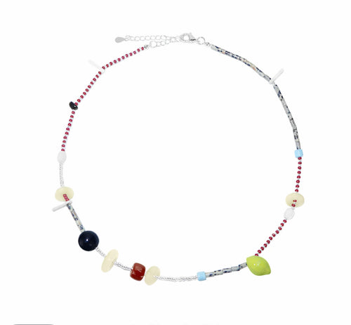 Color Pop Beaded Necklace by Micance