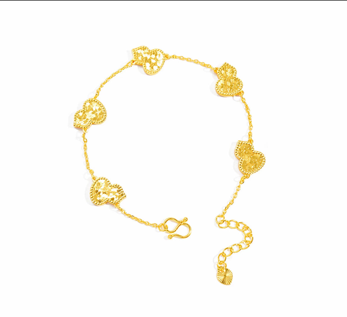 Gilded Heartline Bracelet by Micance